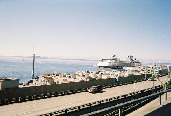 A cruise ship