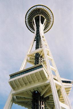 Full view of the Space Needle.