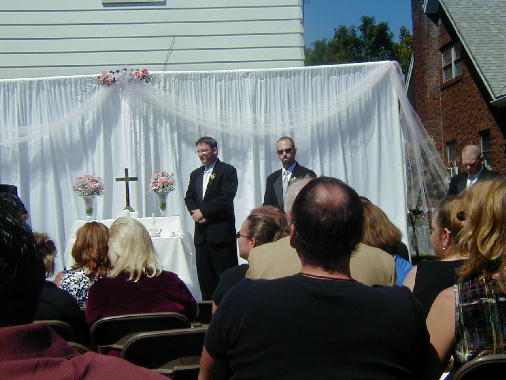 Shawn and his bestman.