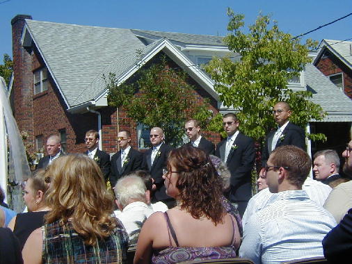The groomsmen.
