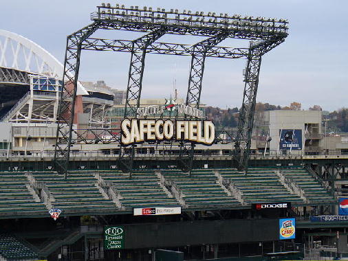 Safeco sign.