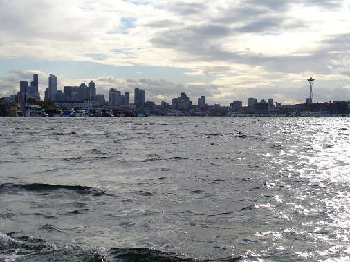 Seattle from a distance.