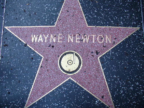 Wayne Newton on the Walk of Fame