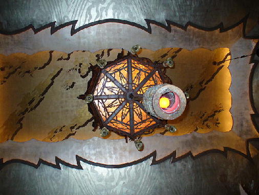 The ceiling in the Chinese Theater Lobby.