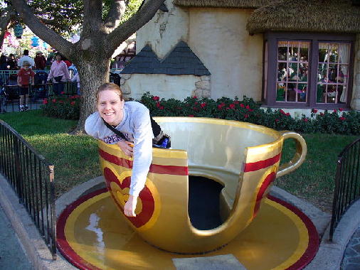 Whoa Mary, hands and feet in the cup at all times.