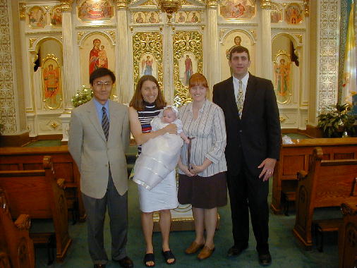 Parents and godparents.