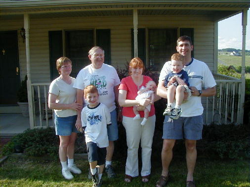 Nana and Pop Pop and the kids.