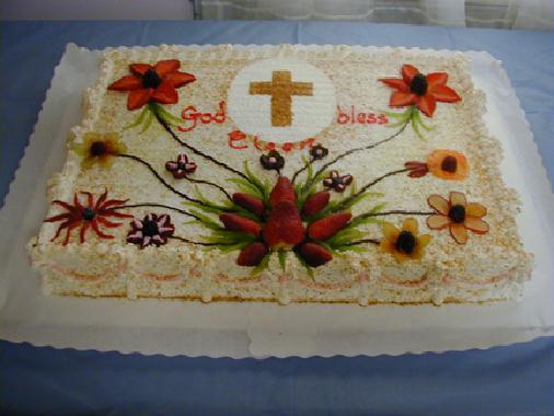 The Baptism Cake.