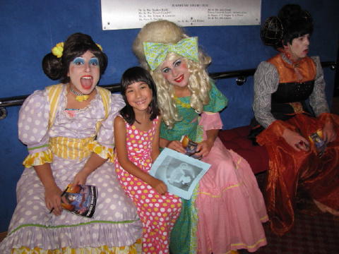With the stepsisters