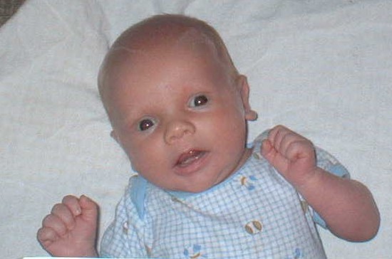 Michael at one month.