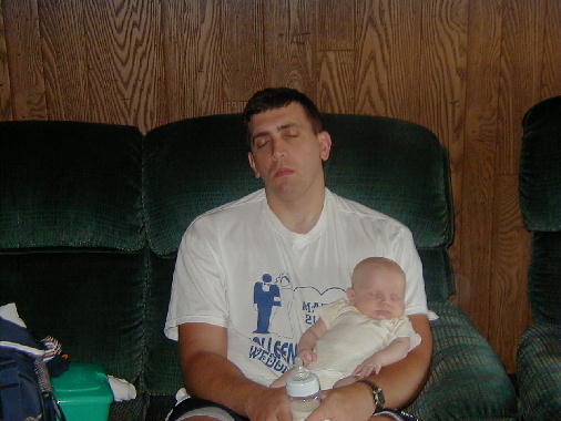 Chuck and Michael bonding.