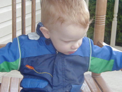 Charles catches Michael in a pensive moment.