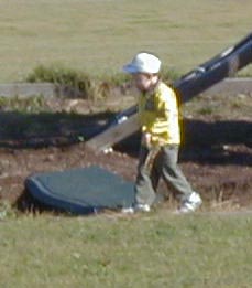 Working on the playground.