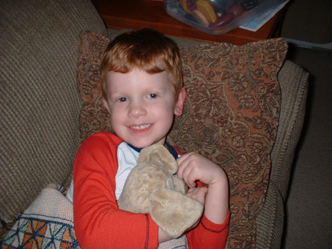 Michael  with Puppy