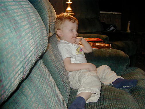 Watching "Cars".