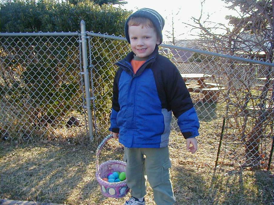 Look at all the eggs I found.