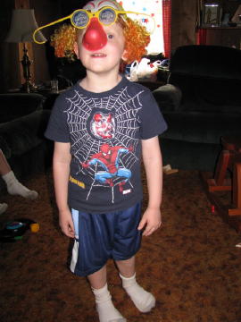 Just clowning around.