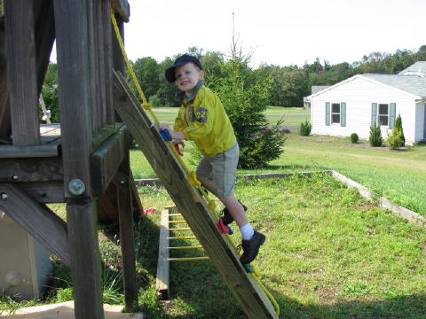 Michael the wall climber.