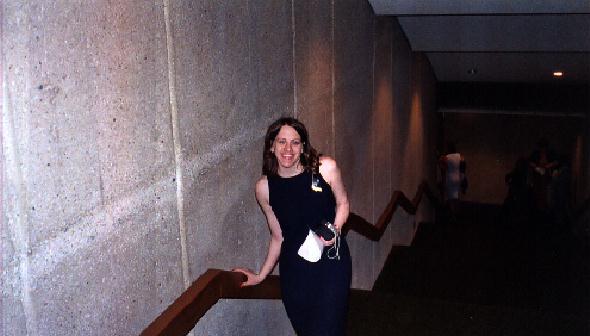 Mary going to the reception.