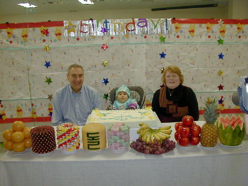 Michael with Grammie and the Old Lad.