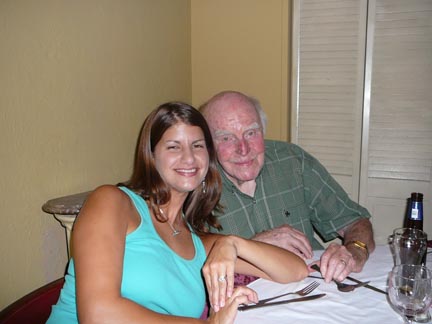 Julie with Pop Pop Pop