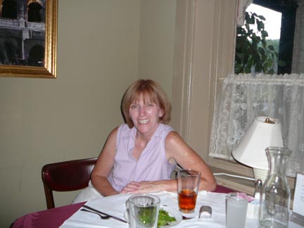 Lorraine poses for Charles.