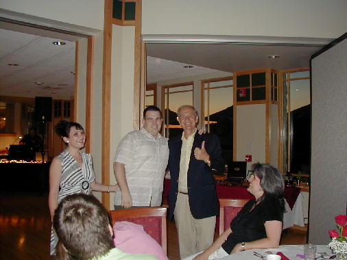 Joey gives the thumbs up.
