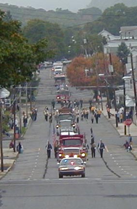 Sean Nihen Leads the Parade.