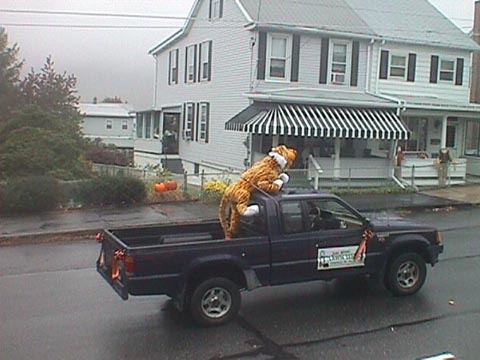 Hnat's Lawn Service Truck.