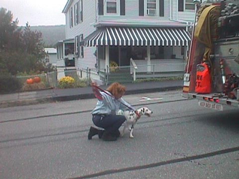 The firemen's mascot.