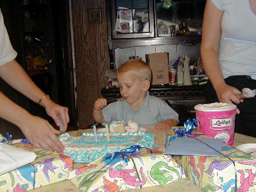 My favorite; ice cream and cake!