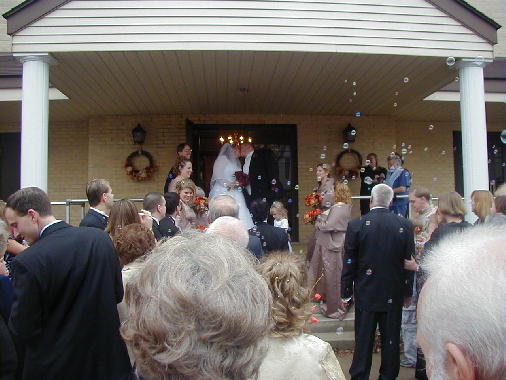 Ready to go to the reception.