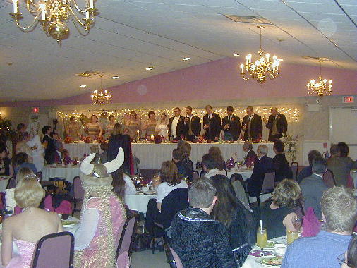 The wedding party.