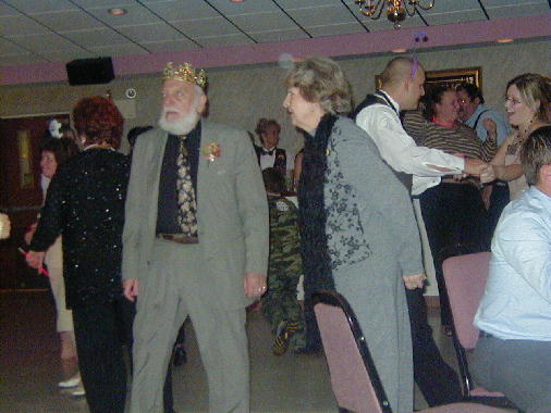 Lil and Sonny dancing.