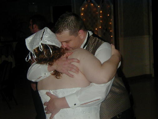 Michael and Sarah at the bridal dance.
